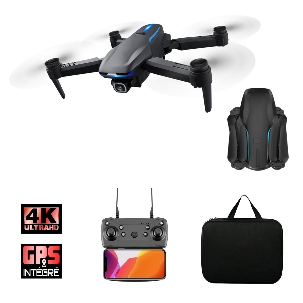 Furtif Drone Pro 4K GPS