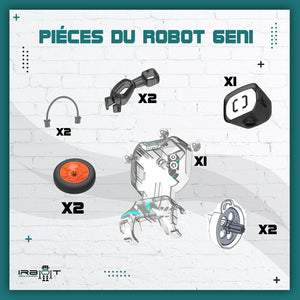 Pièces du ROBOT 6EN1 (sauf AI CORE)