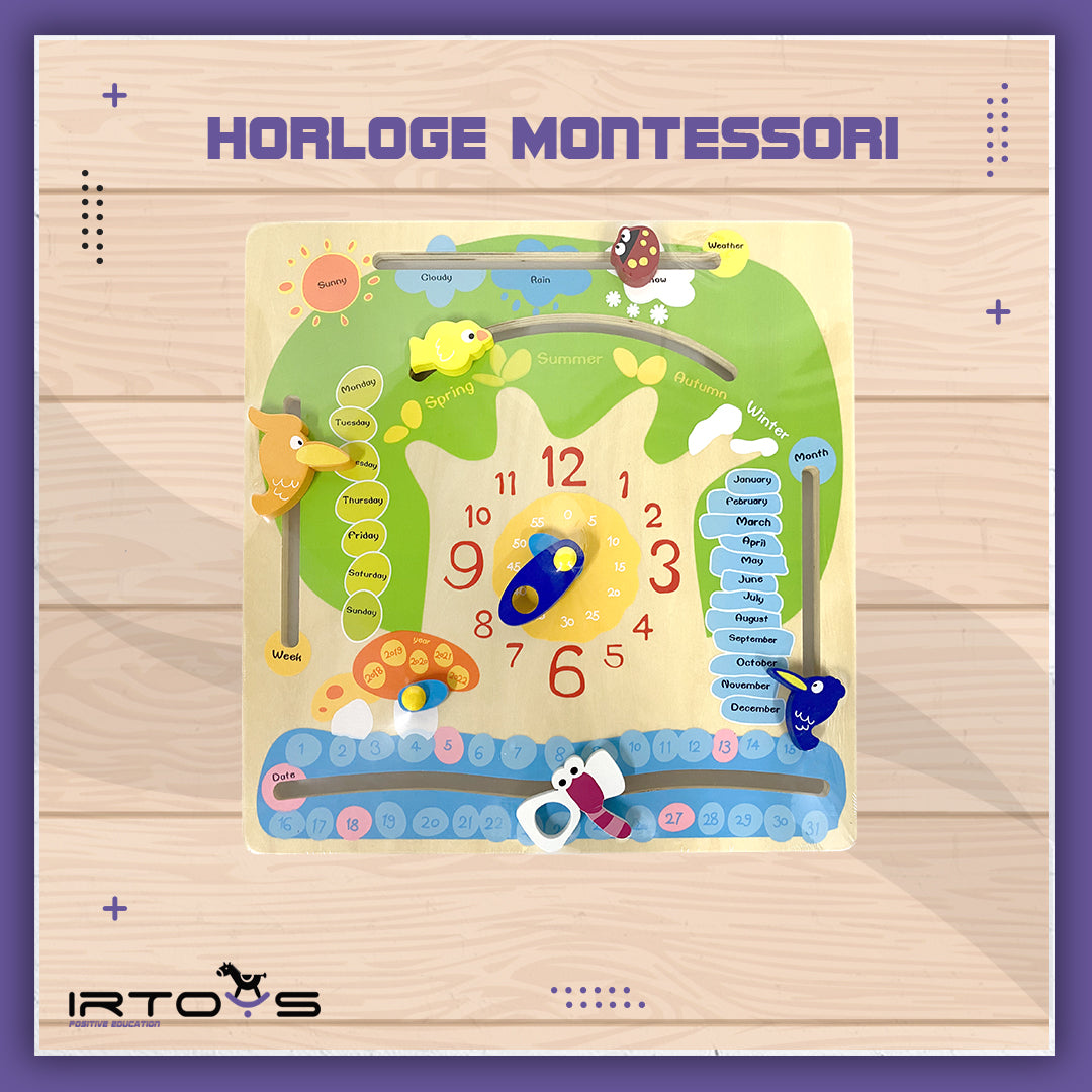 Horloge Montessori